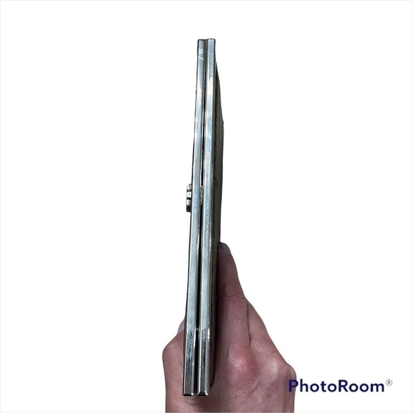 Clutch Wallet - Black Sleek Faux Lizard - Picture 5 of 6